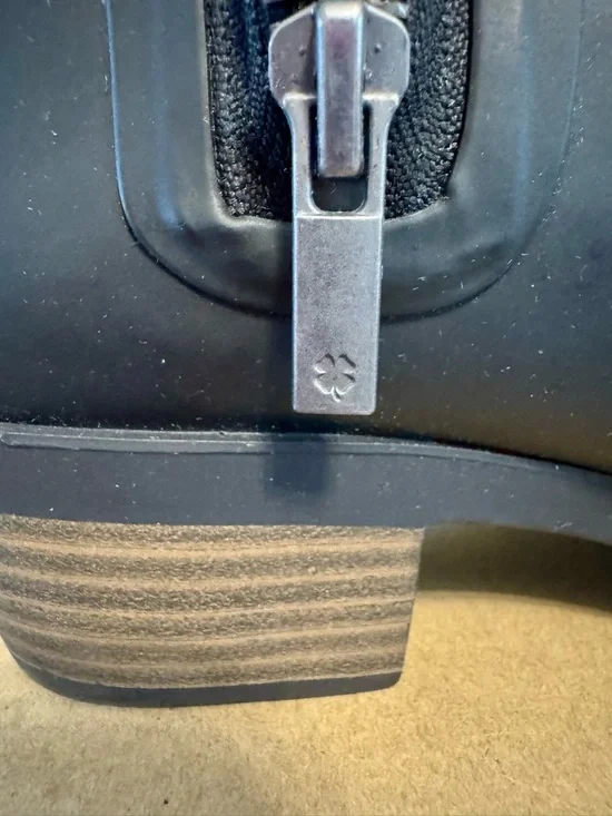 Lucky Brand Basel H2O Waterproof Rain Ankle Boots in Black - Picture 8 of 10